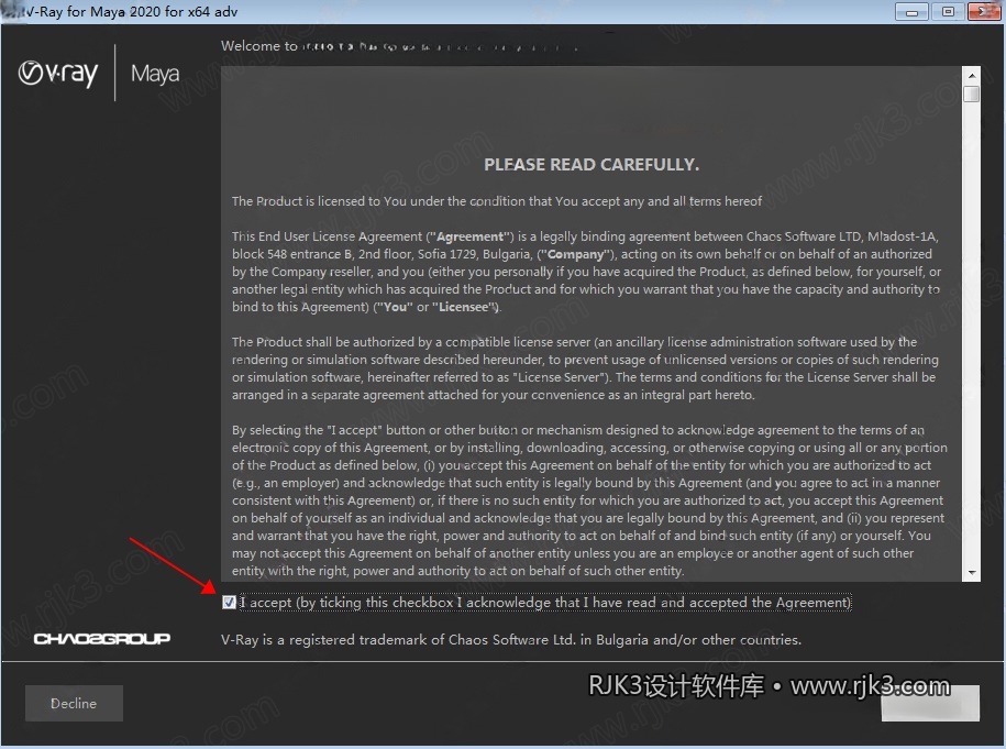 V-Ray V4.1 For Maya 安装教程