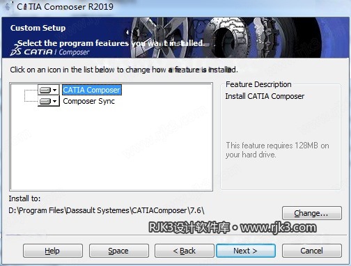 CATIA Composer 2019 安装图文教程