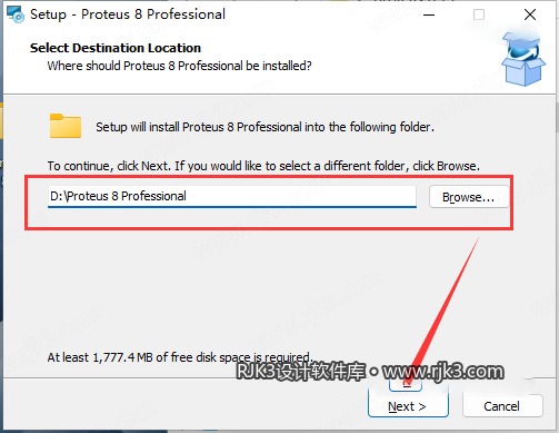 proteus 8.13 安装图文教程 更改安装路径