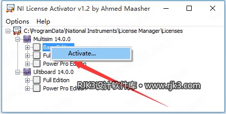 Multisim 14.0 图文安装教程 Multisim 14 高级版【Multisim 14】中文高级版安装图文教程、破解注册方法